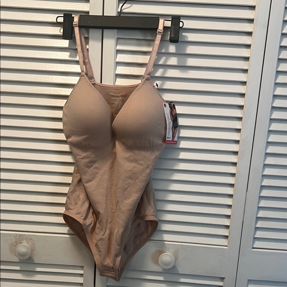Skinnygirl Other - #1443= Beige One-Piece Bodysuit & Adjustable Soft Stretchy Material